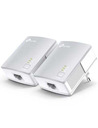 Adaptador Powerline TP-Link TL-PA4010Kit 600Mbps/ Alcance 300m/ Pack de 2