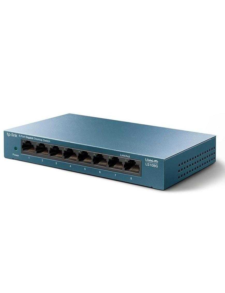 Switch TP-Link LS108G 8 Puertos/ RJ-45 10/100/1000