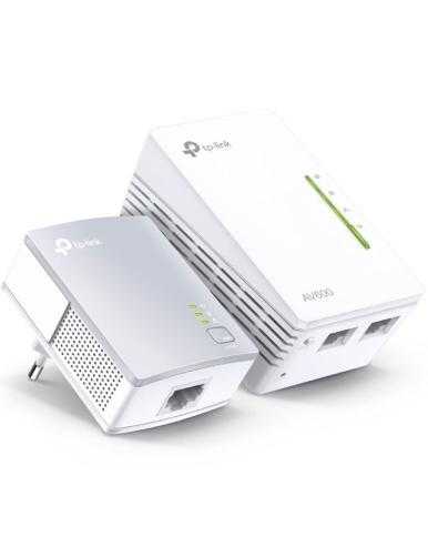 Adaptador Powerline TP-Link WPA4221KIT 600Mbps/ Alcance 300m/ Pack de 2