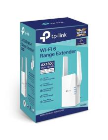 Repetidor Inalámbrico TP-Link RE605X/ WiFi 6/ 1800Mbps/ 2 Antenas