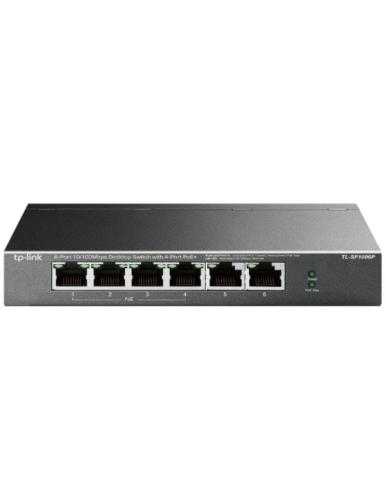 Switch TP-Link TL-SF1006P 6 Puertos/ RJ-45 10/100 PoE