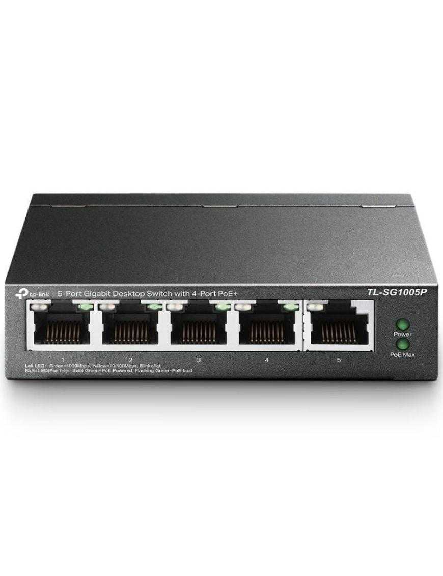 Switch TP-Link TL-SG1005P 5 Puertos/ RJ-45 10/100/1000 PoE