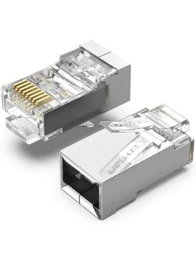 Conector RJ45 IDAR0-10/ Cat.5e FTP/ 10 uds