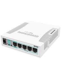 Switch Mikrotik CSS106-5G-1S 6 Puertos/ RJ45 10/100/1000/ SFP/ PoE