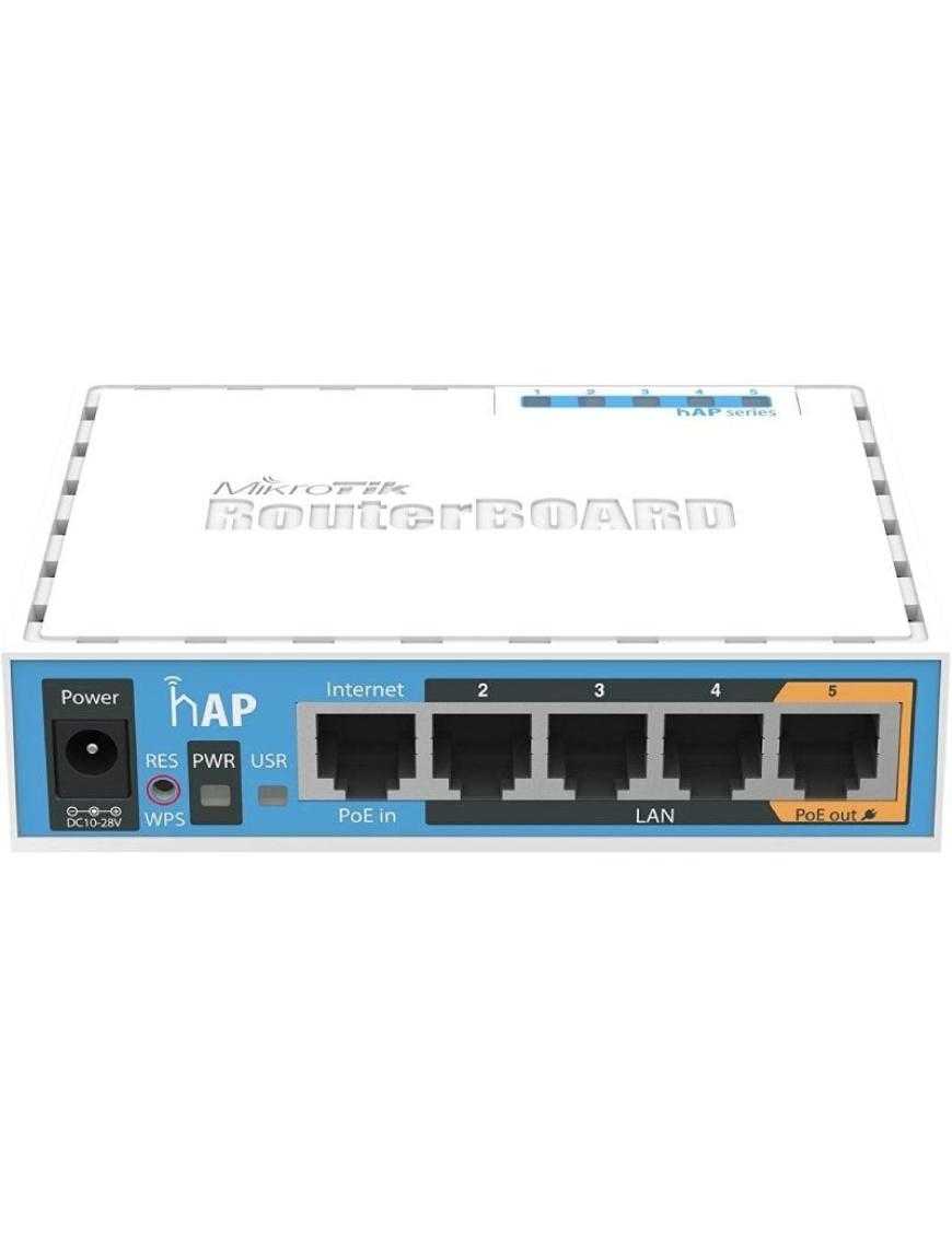 Switch Mikrotik RB951Ui-2nD 5 Puertos/ RJ45 10/100/ PoE