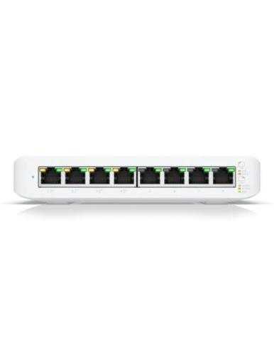 Switch Ubiquiti USW-LITE-8-POE/ 8 Puertos/ RJ45 10/100/1000 PoE