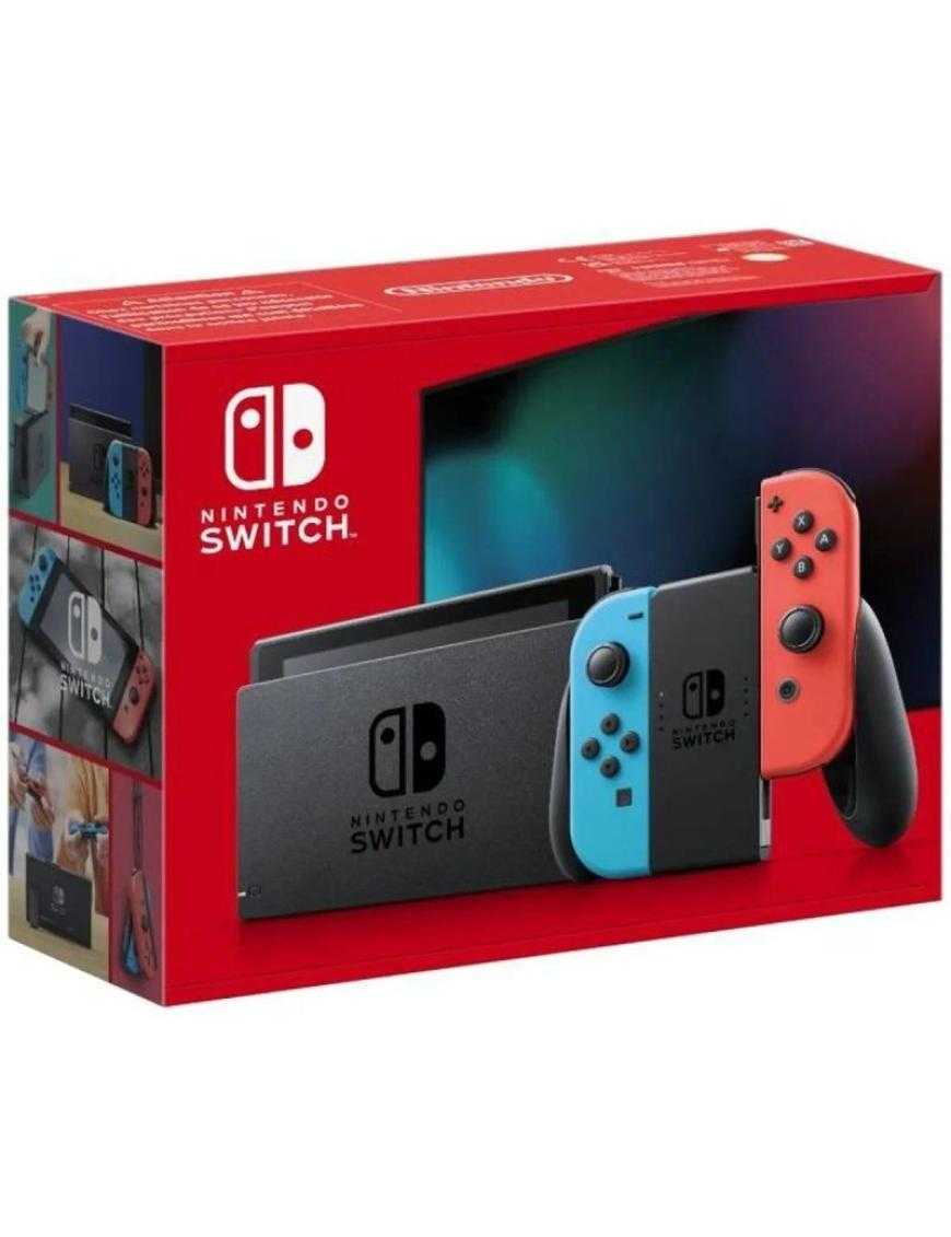 Nintendo Switch Azul Neón/Rojo Neón 2022/ 2 Mandos Joy-Con