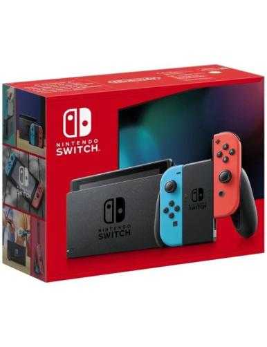 Nintendo Switch Azul Neón/Rojo Neón 2022/ 2 Mandos Joy-Con