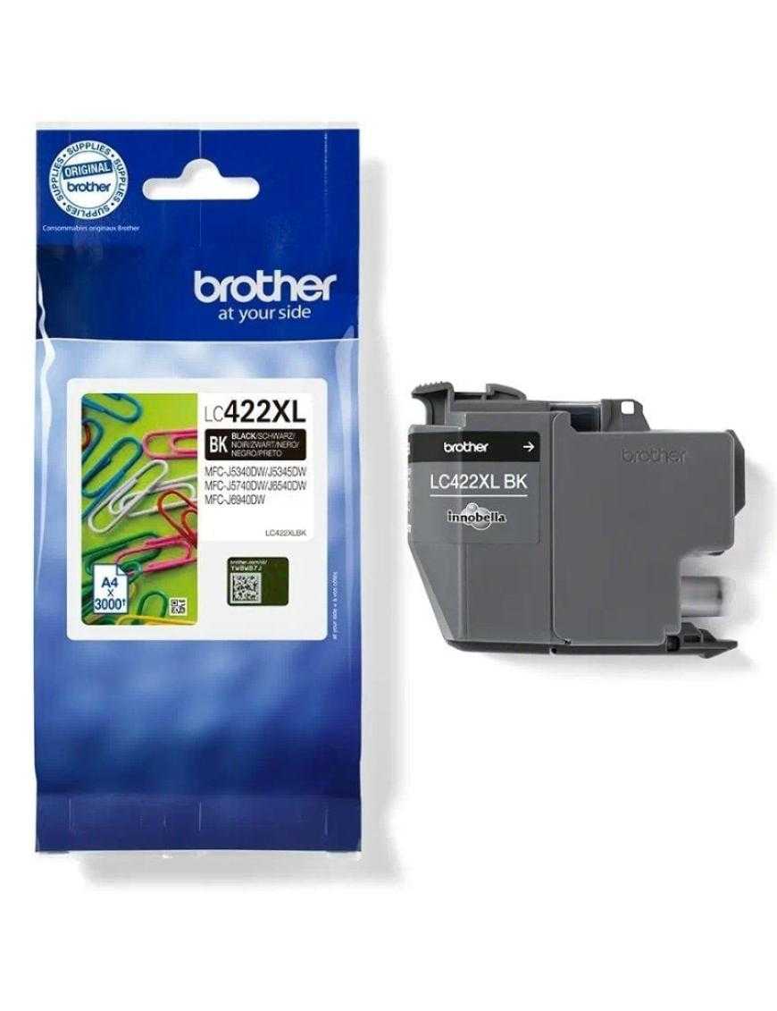 Cartucho de Tinta Original Brother LC-422 XL Alta Capacidad/ Negro