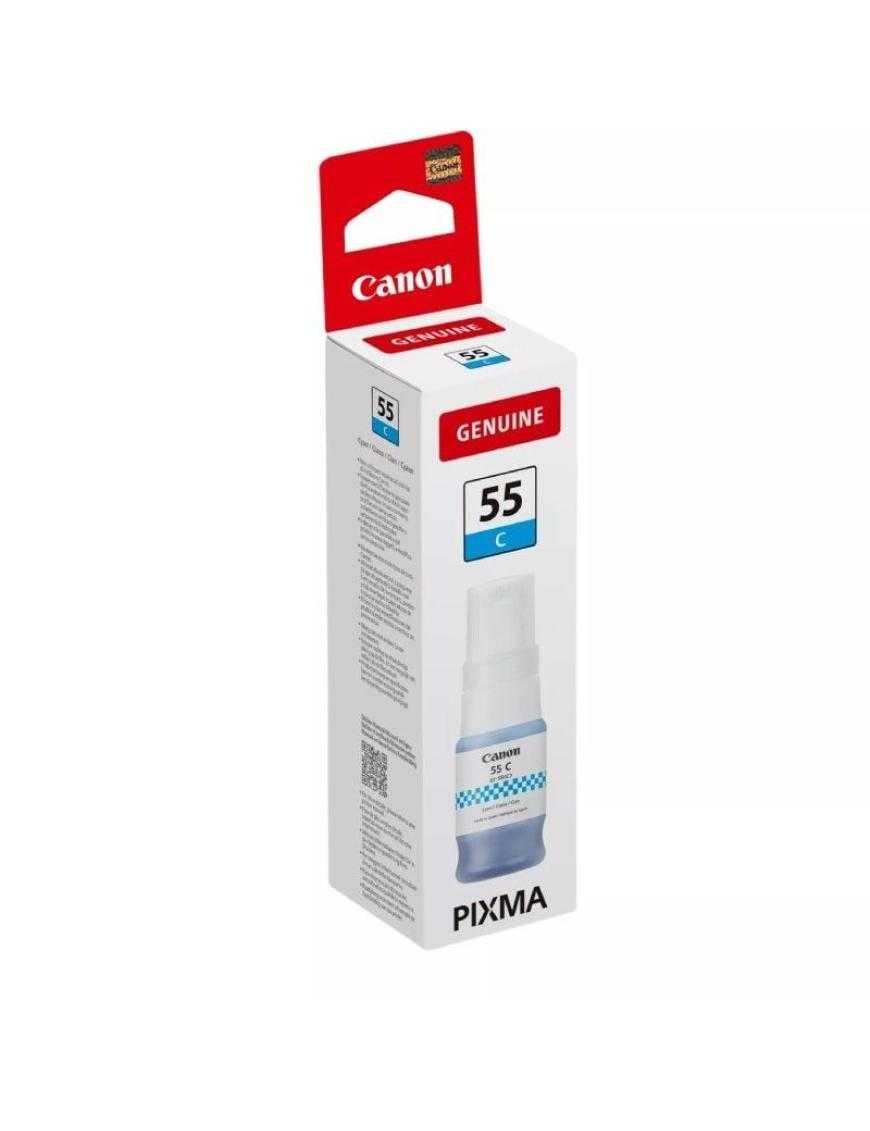 Botella de Tinta Original Canon GI-55/ Cian