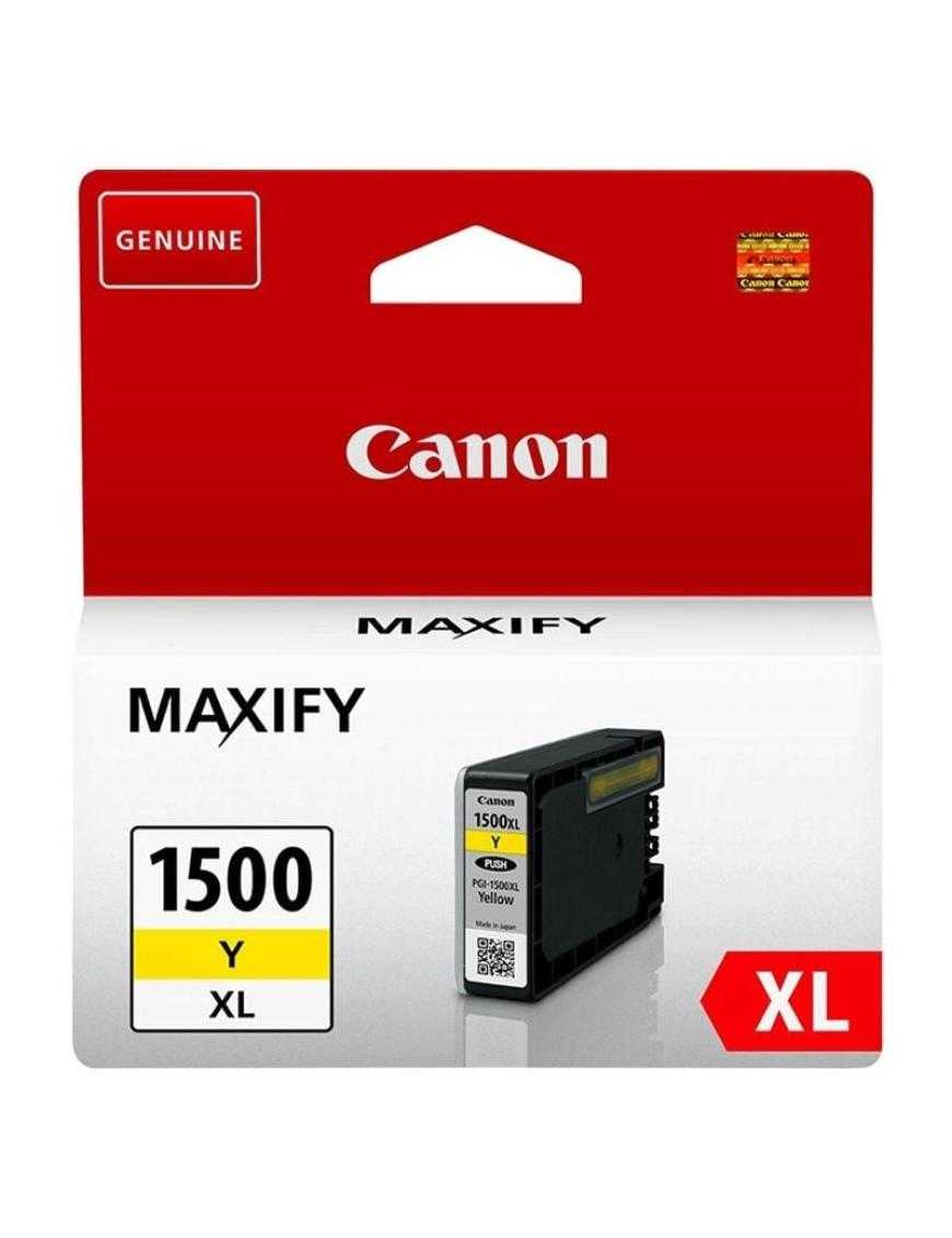 Cartucho de Tinta Original Canon PGI-1500XL Alta Capacidad/ Amarillo