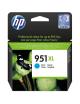 Cartucho de Tinta Original HP nº951 XL Alta Capacidad/ Cian