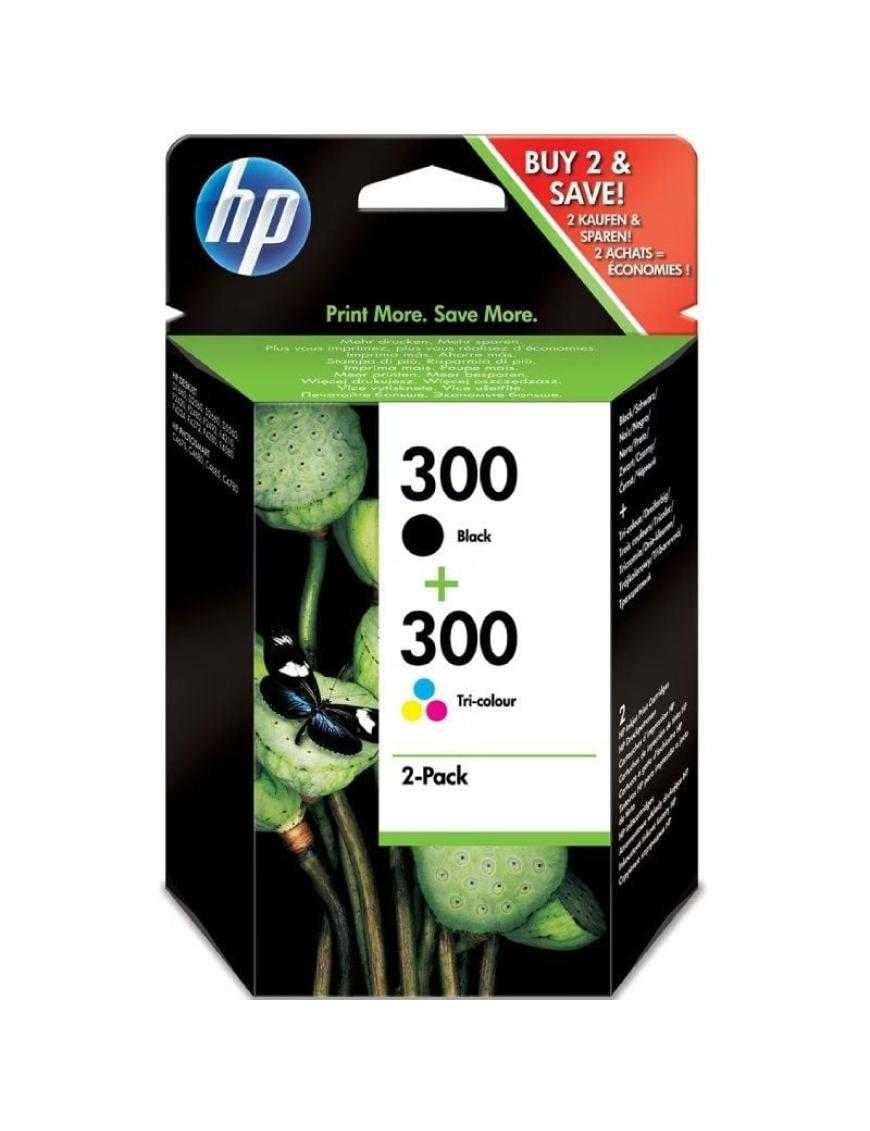 Cartucho de Tinta Original HP nº300 Multipack/ Negro/ Tricolor