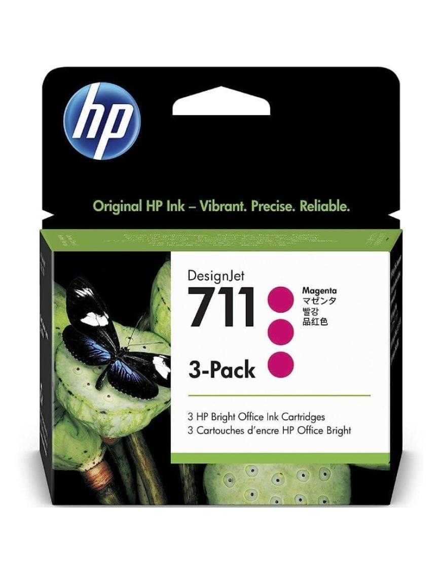 Cartucho de Tinta Original HP nº711 Multipack/ 3x Magenta