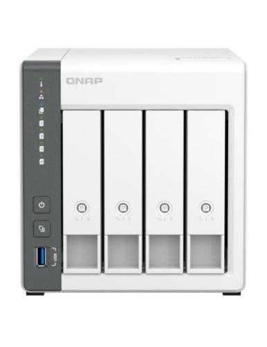 NAS QNAP TS-433-4G/ 4 Bahías 3.5'- 2.5'/ 4GB/ Formato Torre