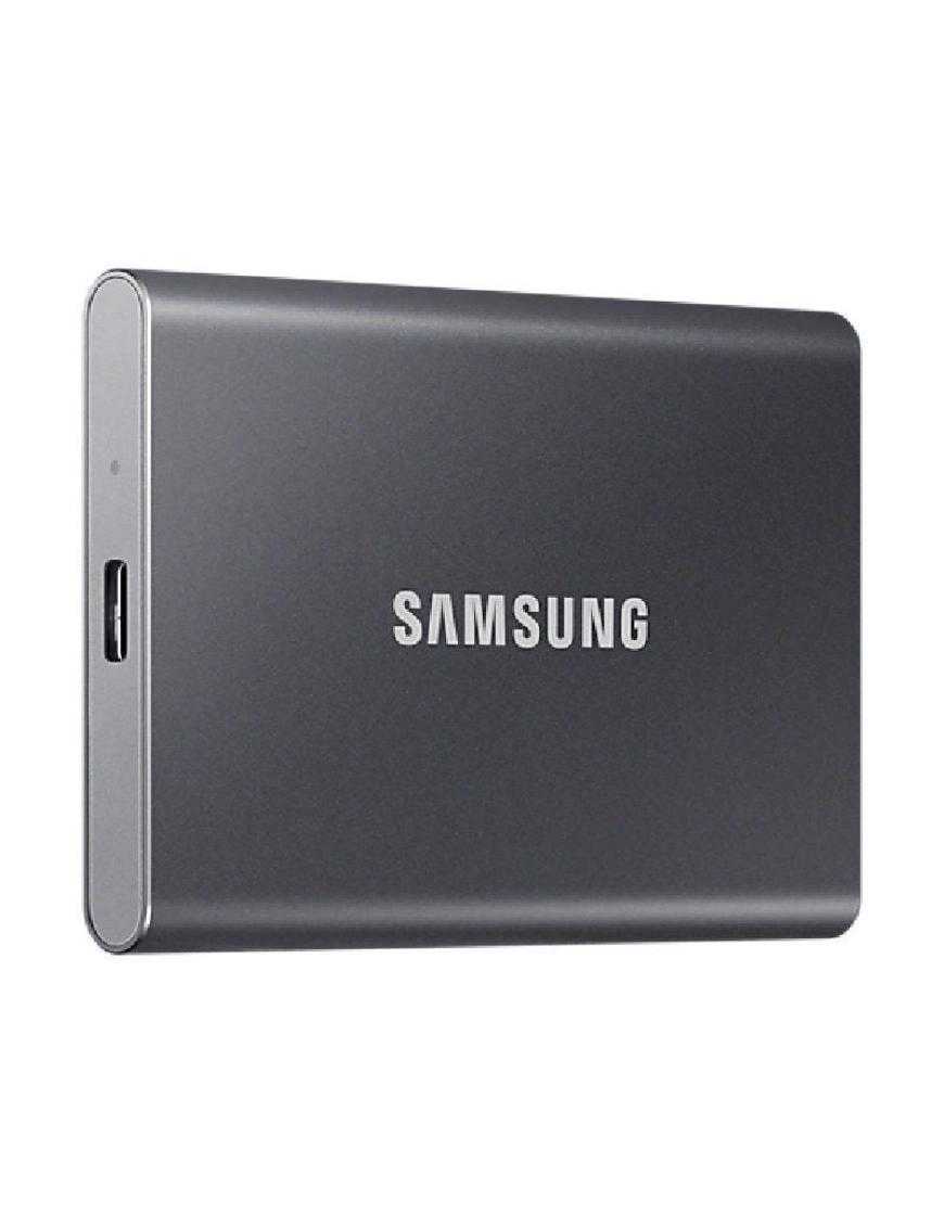 Disco Externo SSD Samsung Portable T7 1TB/ USB 3.2/ Gris