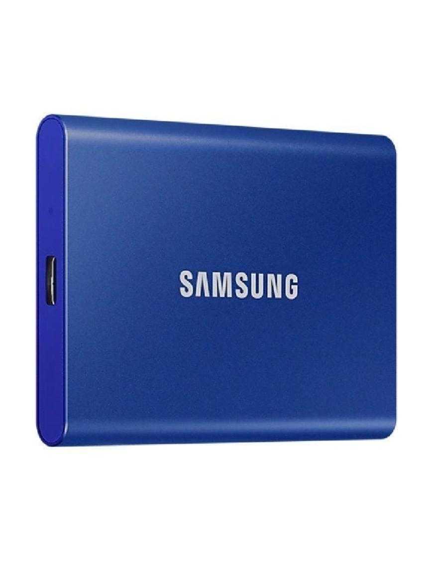 Disco Externo SSD Samsung Portable T7 2TB/ USB 3.2/ Azul