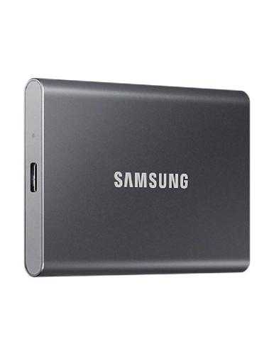 Disco Externo SSD Samsung Portable T7 4TB/ USB 3.2/ Gris