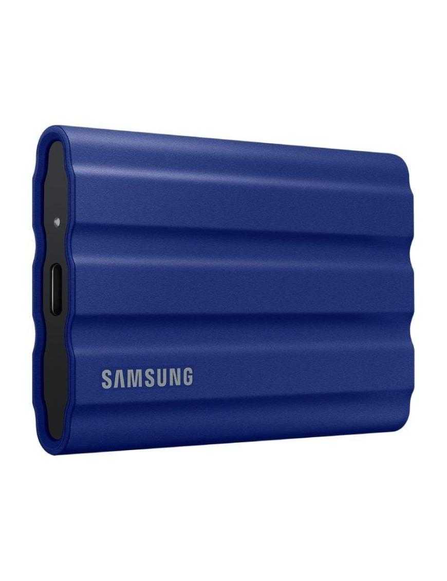 Disco Externo SSD Samsung Portable T7 Shield 2TB/ USB 3.2/ Azul