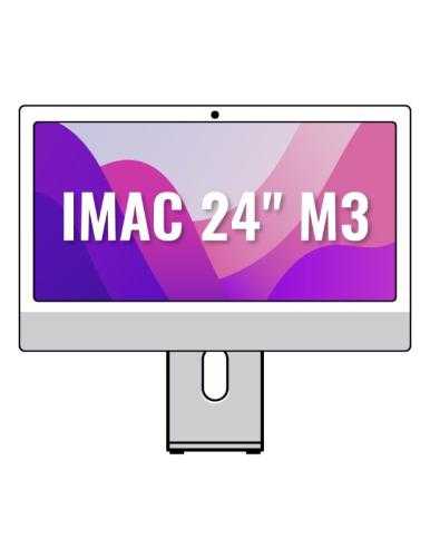 Apple iMac 24' Retina 4,5K / M3 8-Core CPU/ 8Gb/ 256Gb SSD/ 10-Core GPU/ Plata