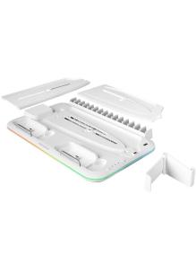 Soporte Multifunción RGB para PS5 Mars Gaming MPS5-B2/ Blanco