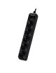 Regleta con interruptor Cyberpower B0520SC0-DE/ 5 Tomas de corriente/ Cable 1.8m/ Negra