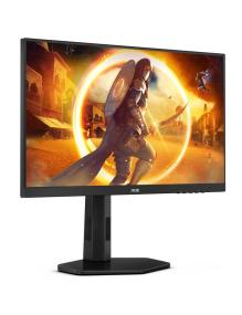 Monitor Gaming AOC 24G4X 23.8'/ Full HD/ 0.5ms/ 180Hz/ IPS/ Multimedia/ Regulable en altura/ Negro