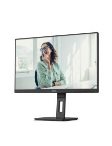 Monitor Profesional AOC 24P3CV 23.8'/ Full HD/ Multimedia/ Regulable en altura/ Negro