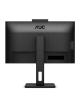 Monitor Profesional AOC 24P3CW 23.8'/ Full HD/ Webcam/ Multimedia/ Regulable en altura/ Negro