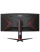 Monitor Gaming Ultrapanorámico Curvo AOC CU34G2X/BK 34'/ WQHD/ 1ms/ 144Hz/ VA/ Negro y Rojo