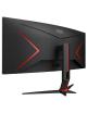 Monitor Gaming Ultrapanorámico Curvo AOC CU34G2X/BK 34'/ WQHD/ 1ms/ 144Hz/ VA/ Negro y Rojo