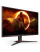 Monitor Gaming AOC Q27G2E/BK 27'/ QHD/ 1ms/ 144Hz/ VA/ Negro y Rojo