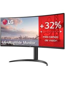 Monitor Profesional Ultrapanorámico Curvo LG UltraWide 34WP75CP-B 34'/ WQHD/ Multimedia/ Regulable en altura/ Negro