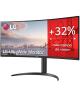 Monitor Profesional Ultrapanorámico Curvo LG UltraWide 34WP75CP-B 34'/ WQHD/ Multimedia/ Regulable en altura/ Negro