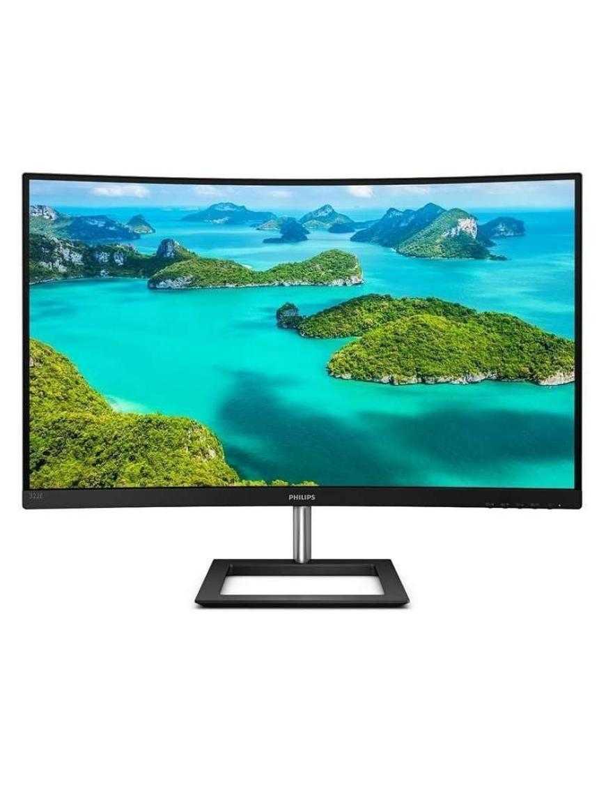 Monitor Profesional Curvo Philips E-Line 322E1C 31.5'/ Full HD/ Negro