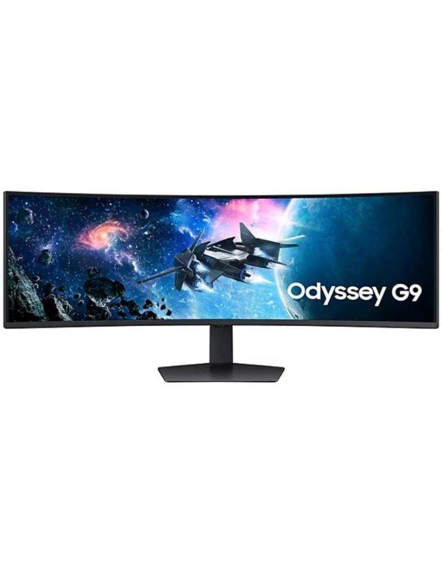 Monitor Gaming Ultrapanorámico Curvo Samsung Odyssey G9 OLED S49CG950EU 49'/ Dual QHD/ 1ms/ 240Hz/ VA/ Negro