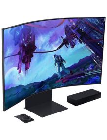 Monitor Gaming Curvo Samsung Odyssey Ark S55CG970NU 55'/ 4K/ 1ms/ 165Hz/ VA/ Regulable en altura/ Smart TV/ Multimedia/ Negro