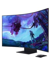 Monitor Gaming Curvo Samsung Odyssey Ark S55CG970NU 55'/ 4K/ 1ms/ 165Hz/ VA/ Regulable en altura/ Smart TV/ Multimedia/ Negro