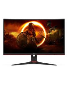 Monitor Gaming Curvo AOC C27G2ZE/BK 27'/ Full HD/ 1ms/ 240Hz/ VA/ Negro y Rojo