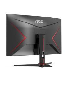 Monitor Gaming Curvo AOC C27G2ZE/BK 27'/ Full HD/ 1ms/ 240Hz/ VA/ Negro y Rojo