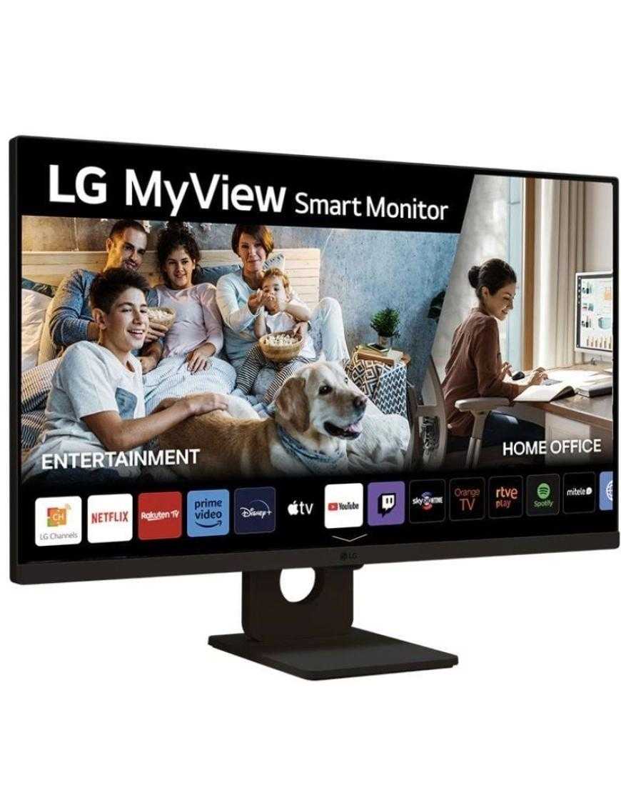 Smart Monitor LG MyView 32SR50F-B 31.5'/ Full HD/ Smart TV/ Multimedia/ Negro