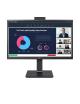 Monitor Profesional LG 24BP75CP-B 23.8'/ Full HD/ Webcam/ Multimedia/ Regulable en altura/ Negro