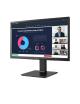 Monitor Profesional LG 24BP75CP-B 23.8'/ Full HD/ Webcam/ Multimedia/ Regulable en altura/ Negro