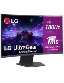 Monitor Gaming Curvo LG UltraGear 27GS60QC-B 27'/ QHD/ 1ms/ 180Hz/ VA/ Negro