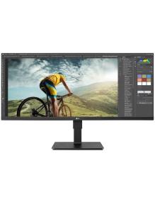 Monitor Profesional Ultrapanorámico LG 34BN670P-B 34'/ WFHD/ Multimedia/ Regulable en altura/ Negro