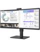 Monitor Profesional Ultrapanorámico Curvo LG 34BQ77QC-B 34'/ WQHD/ Webcam/ Multimedia/ Regulable en altura/ Negro