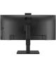 Monitor Profesional Ultrapanorámico Curvo LG 34BQ77QC-B 34'/ WQHD/ Webcam/ Multimedia/ Regulable en altura/ Negro