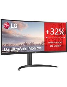 Monitor Profesional Ultrapanorámico Curvo LG 34WQ75C-B 34'/ WQHD/ Multimedia/ Regulable en altura/ Negro