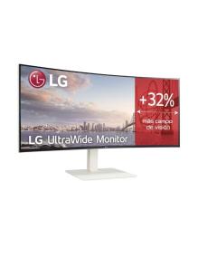 Monitor Profesional Ultrapanorámico Curvo LG UltraWide 38WR85QC-W 37.5'/ WQHD+/ Multimedia/ Blanco