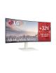 Monitor Profesional Ultrapanorámico Curvo LG UltraWide 38WR85QC-W 37.5'/ WQHD+/ Multimedia/ Blanco